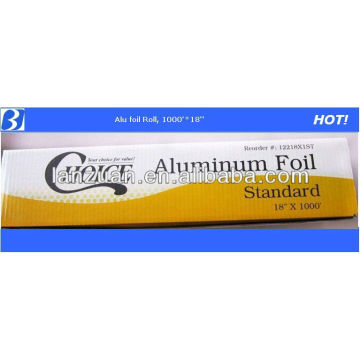 18''*1000', packaging aluminium foil